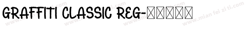 Graffiti Classic Reg字体转换